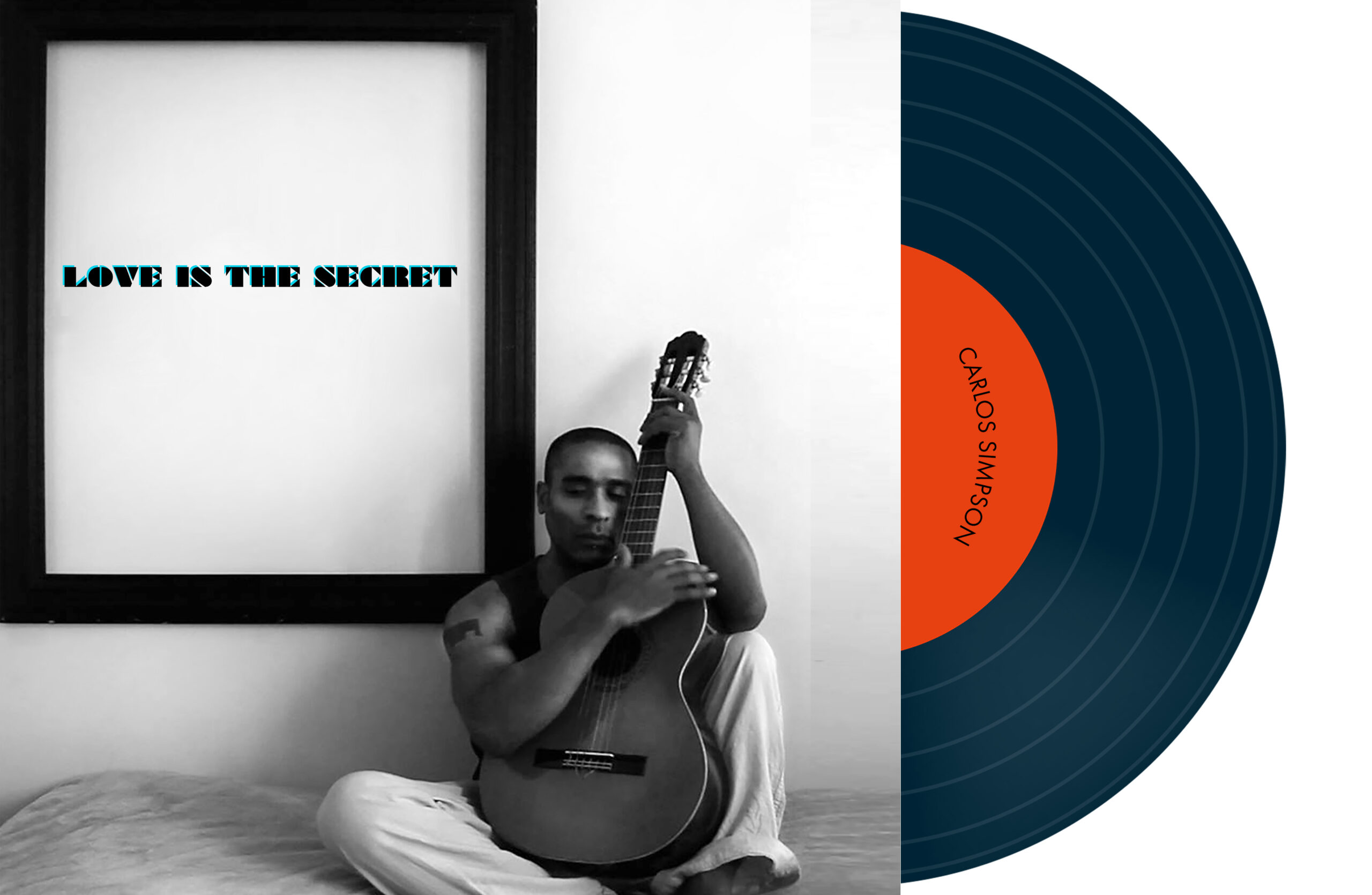 Love Is The Secret by Carlos Simpson — official 2020 album artwork.