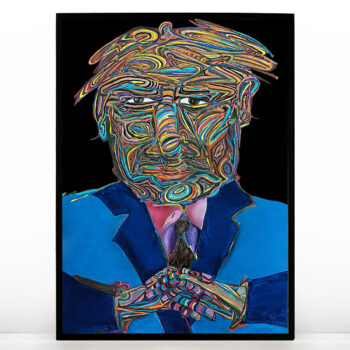 Rich result on google when search for "Donald Trump art by Carlos Simpson, Fingerprint"